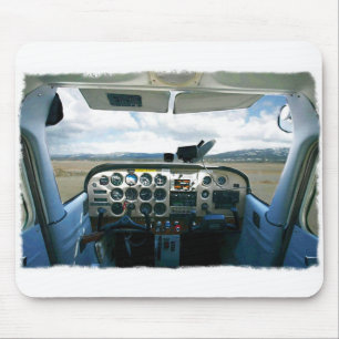 Aeroplane Cockpit Mouse Mat