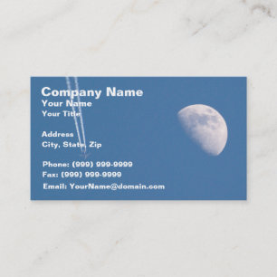 Aeroplane Crossing the Sky Business Card