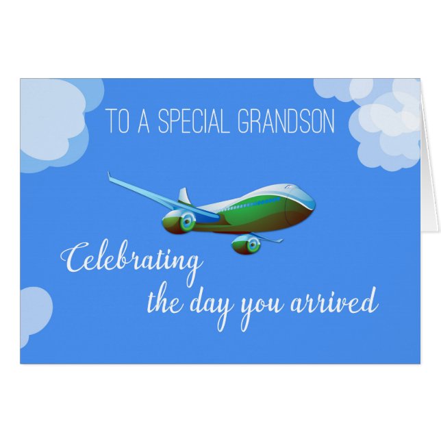 Aeroplane Day Adoption Green Aeroplane (Front Horizontal)