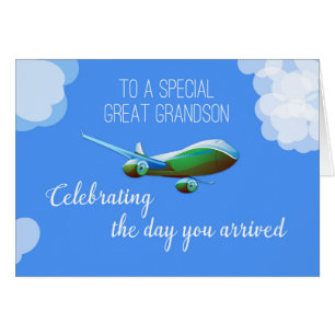Aeroplane Day for GREAT GRANDSON Adoption with