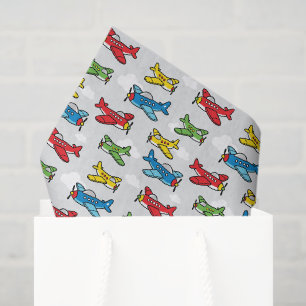 Aeroplane Decoupage Tissue Paper, Aviation Plane Paper