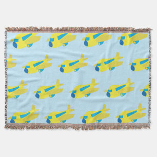 Aeroplane Design Throw Blanket
