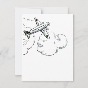 Aeroplane Drawing   Vintage Illustration