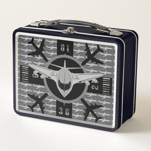 Aeroplane Edition Metal Lunch Box (Front)