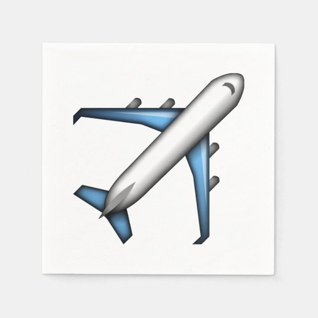 Aeroplane - Emoji Napkin (Front)