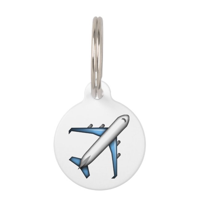 Aeroplane - Emoji Pet Tag (Back)