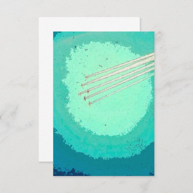 Aeroplane Flight  Announcement (Front/Back)