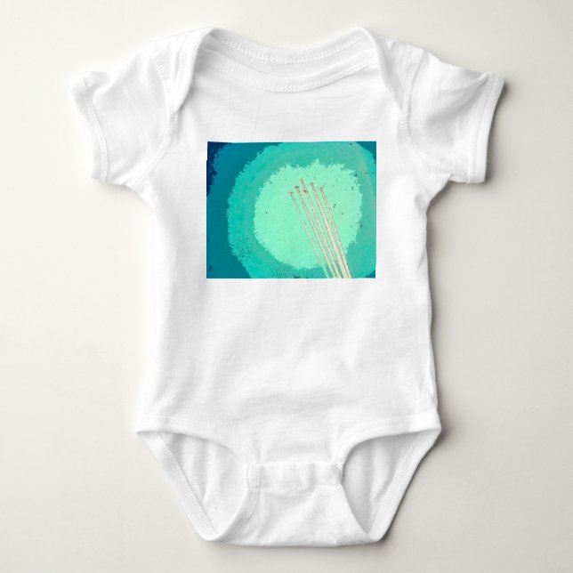 Aeroplane Flight  Baby Bodysuit (Front)