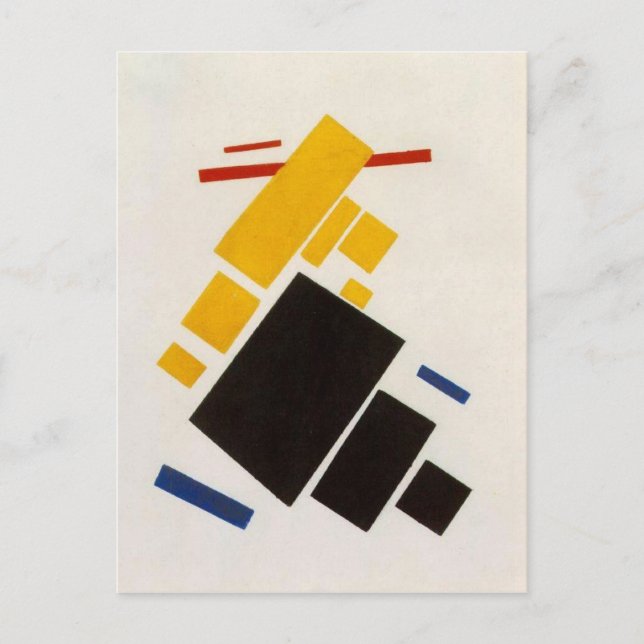 Aeroplane Flying by Kazimir Malevich Postcard (Front)