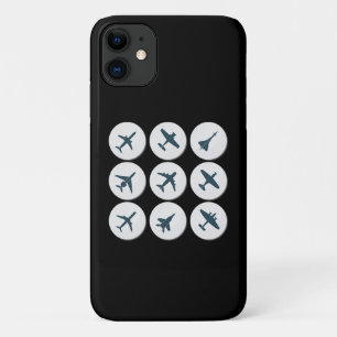 Aeroplane Flying Pilot Birthday Gift Idea Mum Dad iPhone 11 Case