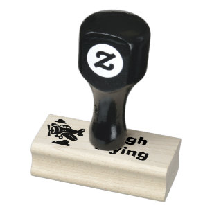 Aeroplane High Flying Teacher Rubber Stamp