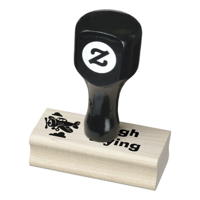 Aeroplane High Flying Teacher Rubber Stamp (Stamp)