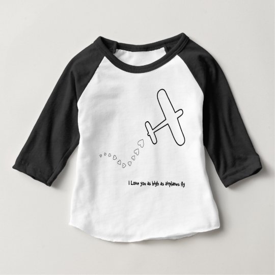 Aeroplane I Love You Baby T-Shirt