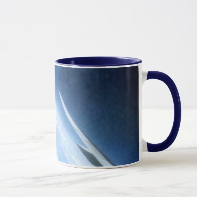 Aeroplane in Flight: Wing Span Mug (Right)