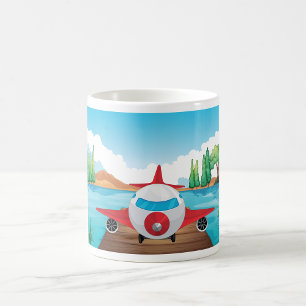 Aeroplane In Nature Coffee Mug