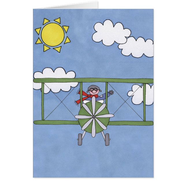 Aeroplane in the clouds (Front)
