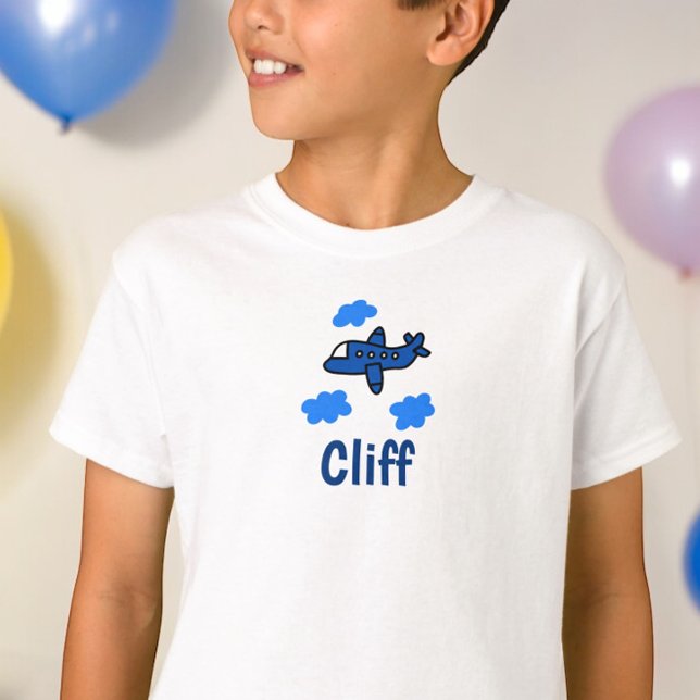 Aeroplane in the Clouds Personalised T-Shirt (Creator Uploaded)