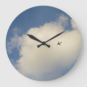 Aeroplane in the Sky Wall Clock