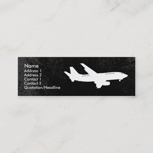 Aeroplane Industry Business Card (Front)