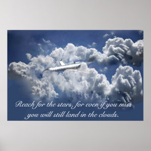 Aeroplane inspirational poster