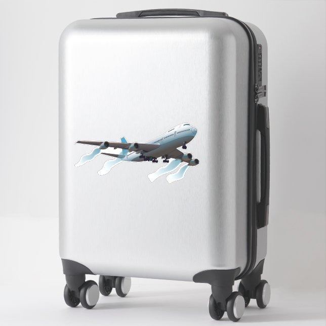 Aeroplane. Jumbo jet. (Suitcase)