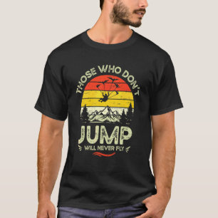 Aeroplane Jump Parachuting Skydiver T-Shirt