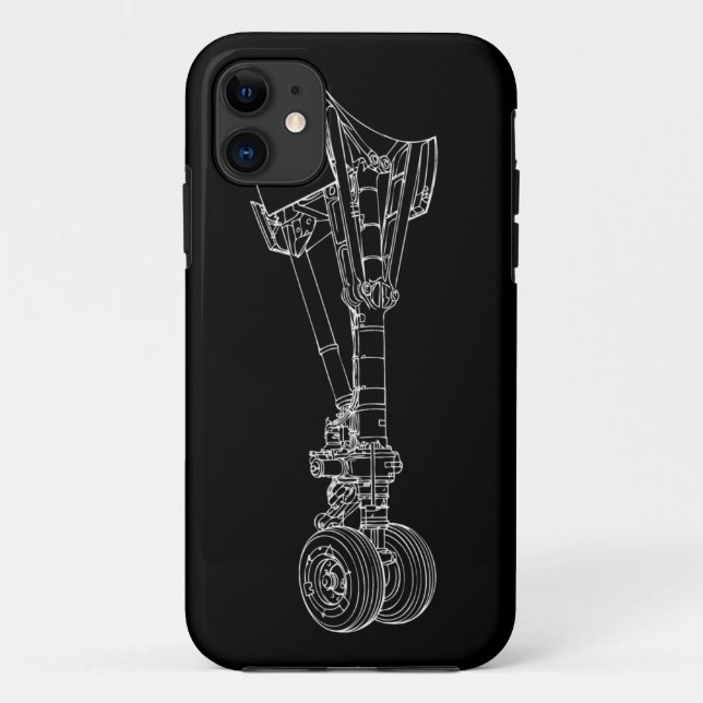 Aeroplane landing gear iphone 5 case (Back)