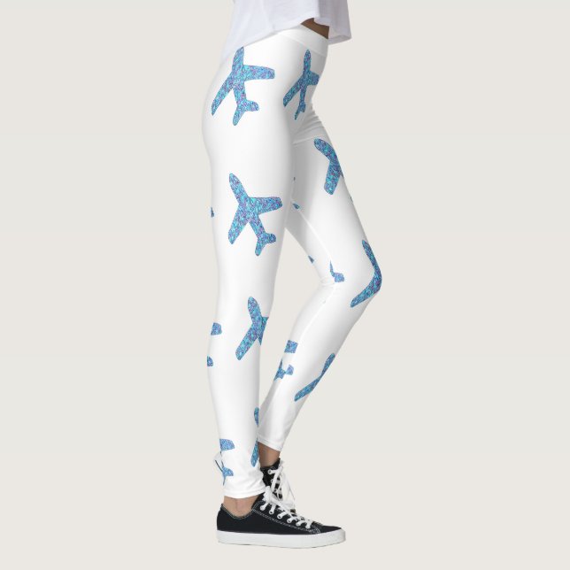 Aeroplane Leggings (white) (Right)