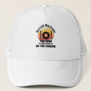 Aeroplane Mechanic Aircraft Engineer Engineer Trucker Hat