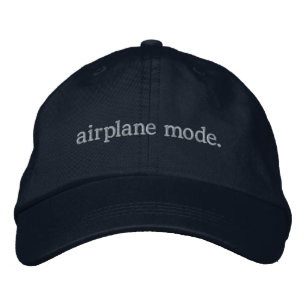 Aeroplane Mode Minimal Funny Baseball Hat Gift