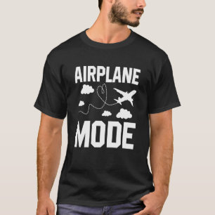 Aeroplane Mode Pilot Aeroplane Plane Aviation 15 T-Shirt