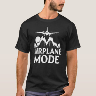 Aeroplane Mode Pilot Aeroplane Plane Aviation 17 T-Shirt