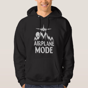 Aeroplane Mode Pilot Aeroplane Plane Aviation 27 Hoodie