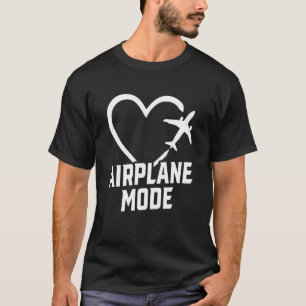 Aeroplane Mode Pilot Aeroplane Plane Aviation 34 T-Shirt