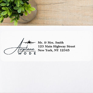 Aeroplane Mode,Travel, Minimalist Script, Aviation