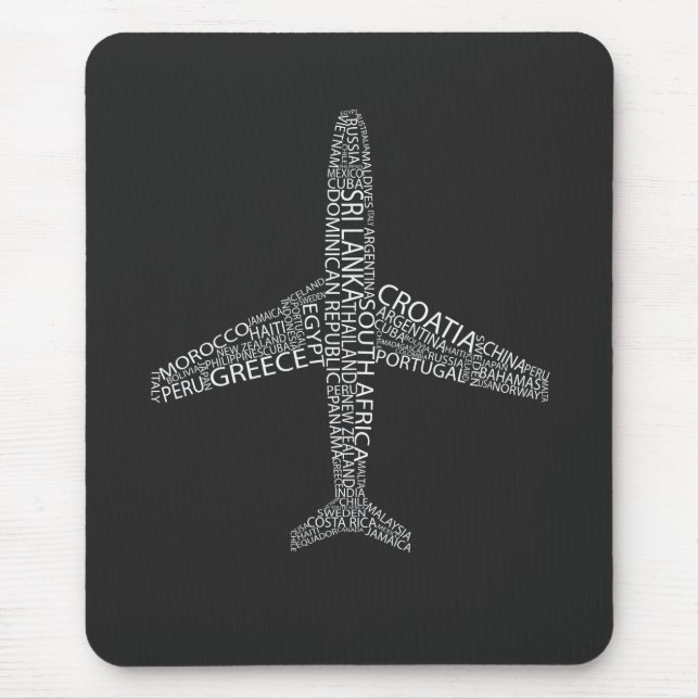 Aeroplane Mouse Mat (Front)
