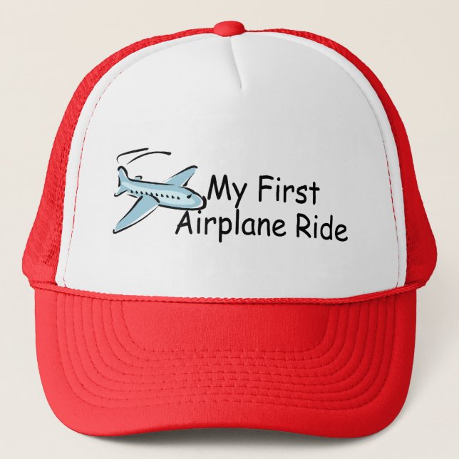 Aeroplane My First Aeroplane Ride Trucker Hat (Front)