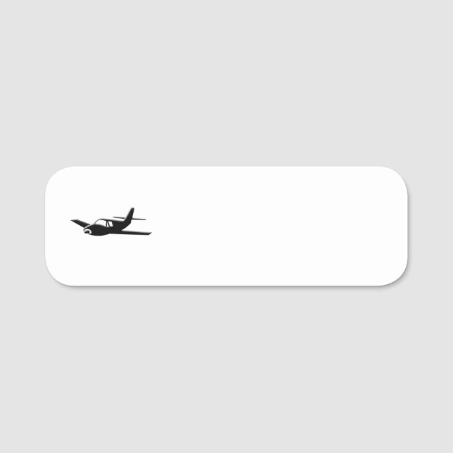 Aeroplane Name Tag (Front)