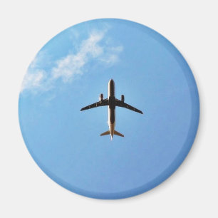 Aeroplane On Sky Magnet