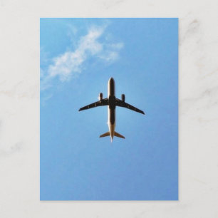 Aeroplane On Sky Postcard