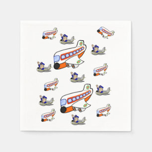 Aeroplane Paper Napkin
