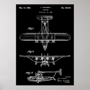 Aeroplane Patent Poster