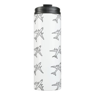 Aeroplane Pattern Tumblers