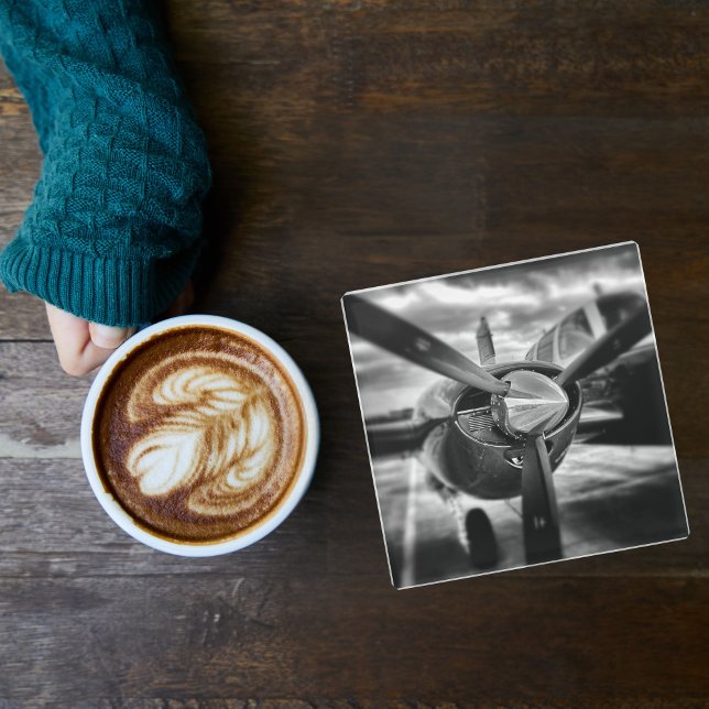 Aeroplane photo, Cool Fun Aviation Glass Coaster (Creator Uploaded)