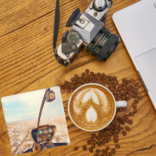 Aeroplane Photo, Cool Fun Aviation Glass Coaster
