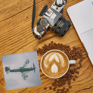 Aeroplane Photo, Cool Fun Aviation Glass Coaster