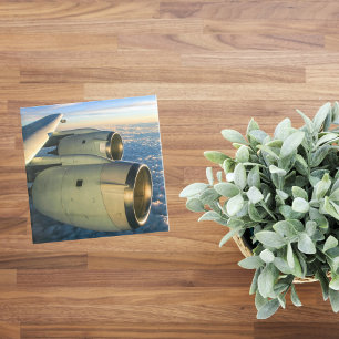 Aeroplane photo, Cool Fun Aviation Glass Coaster