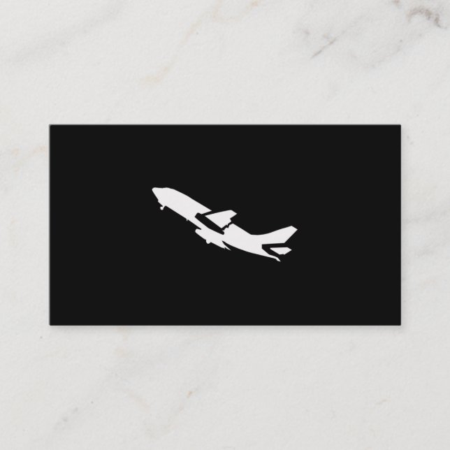 Aeroplane Pilot Business Card (Front)