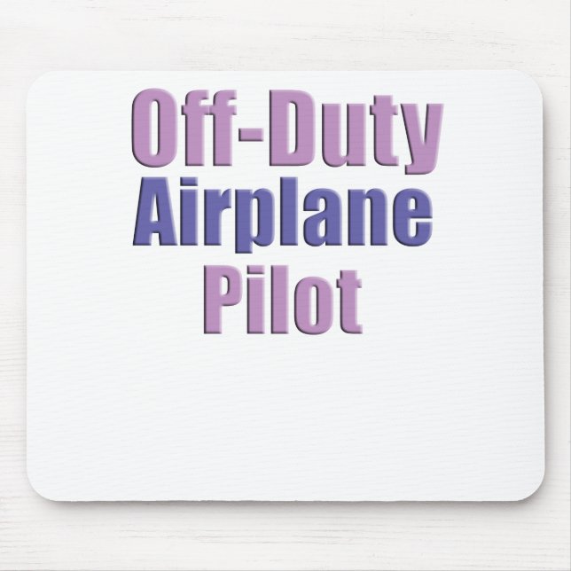 aeroplane pilot mouse mat (Front)