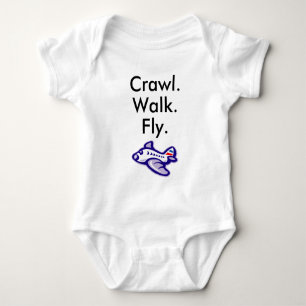 Aeroplane Pilot Newborn Gift, Future Pilot Baby Bodysuit